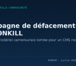 Campagne de défacement ANTONKILL : site du MINEFOP compromis (OBS-CC)