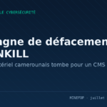 Campagne de défacement ANTONKILL : Un site ministériel tombe pour un CMS non à jour