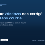 Un serveur Windows non corrigé, un mois sans courriel : ce que l’ANTIC a présenté au forum de Yaoundé